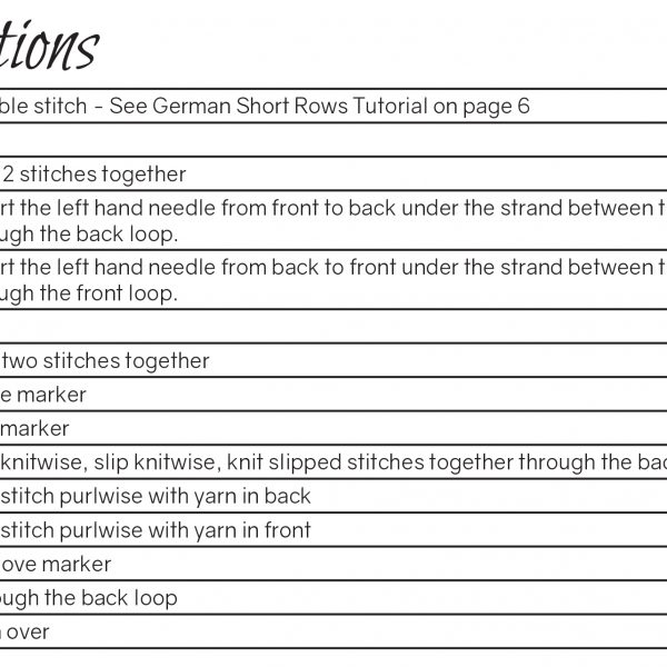 The abbreviations table from Duilleag