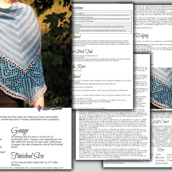 A spread showing the pages in Aoide