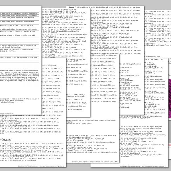 A spread of the pages in Nicnevin
