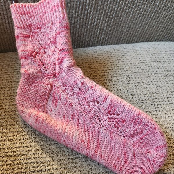 J knit their XL Fiadhta in Knitpicks bare sock yarn.