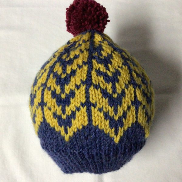 Susan knit her toddler Flist Hat in Knit Picks Swish DK